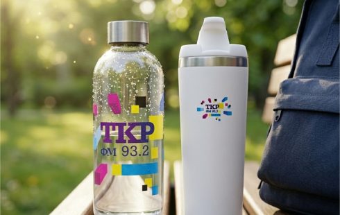 Бутылки для воды с&nbsp;цветной печатью