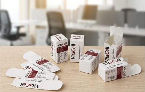 Картонная упаковка для&nbsp;фармацевтической компании