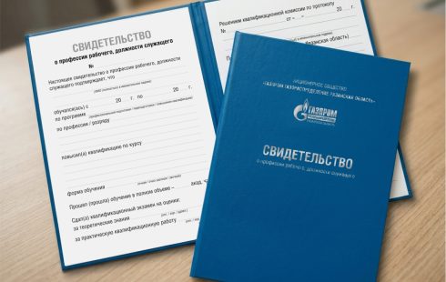 Свитедельства из бумвинила с&nbsp;тиснением